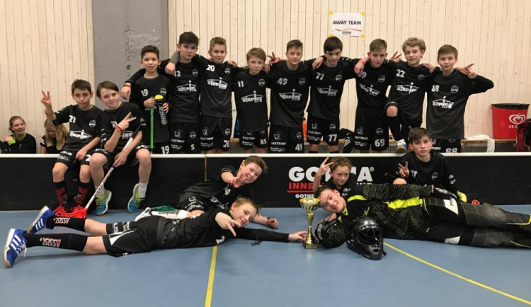 Tým mladších žáků vyhrál B finále.