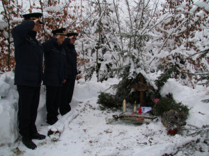 Hasiči si připomněli památku zesnulého kolegy. Před deseti lety zahynul při orkánu Kyrill