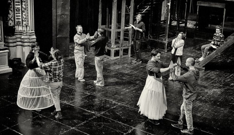 Jevištní zkouška.