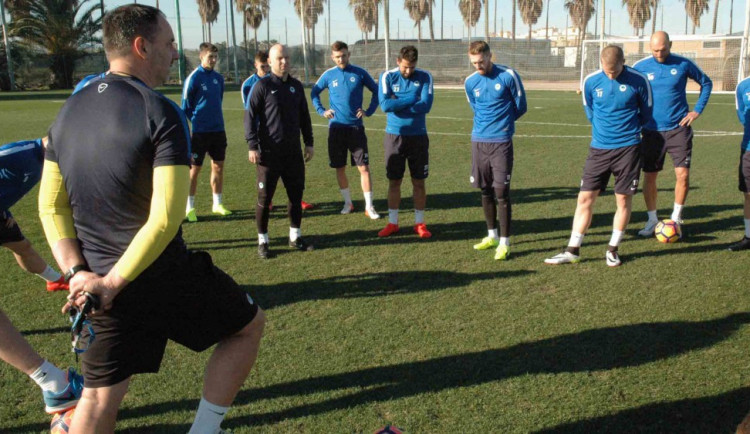 Fotbalisté Slovanu absolvují první tréninkové dávky ve Španělsku