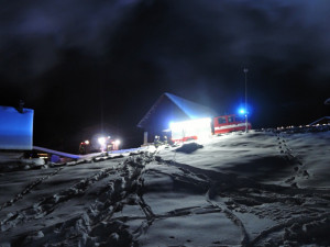 Požár v Dolní Sytové.