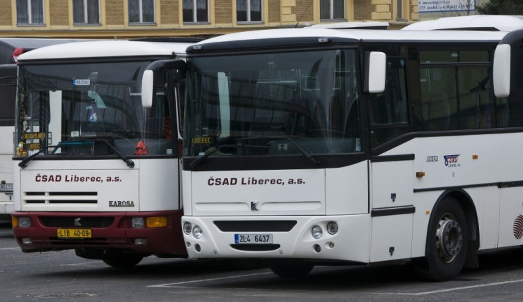ČSAD Liberec hrozí kvůli nevypraveným autobusům pokuta půl milionu korun