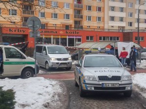 Kriminalisté zasahují v ulici Na Bídě. Zaměstnal je nález v jedné z popelnic