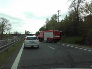 Nehoda před Libercem.