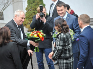 Miloš Zeman míří do Liberce.V úterý navštíví krajský úřad a Prysk