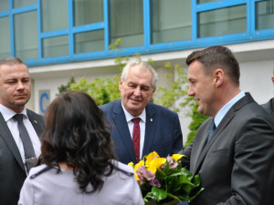 Miloš Zeman na krajském úřadě