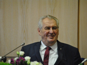Miloš Zeman na krajském úřadě