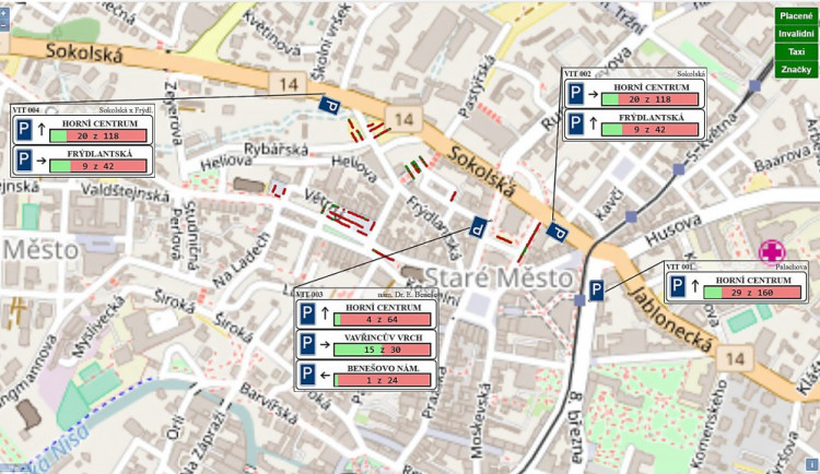 Je na parkovišti volno?