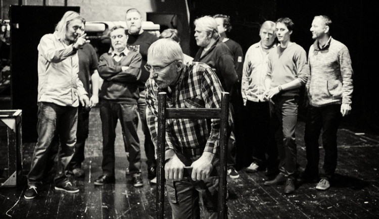 Zkouška Rigolleta v Divadle F. X. Šaldy.