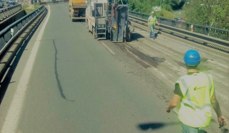 Práce na průtahu Libercem