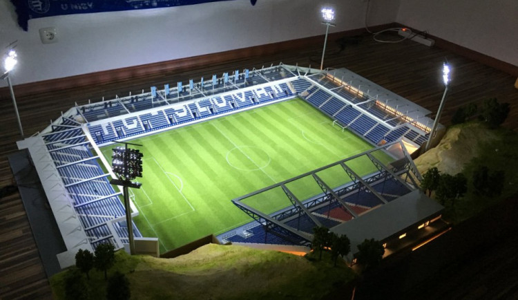 Model stadionu U Nisy