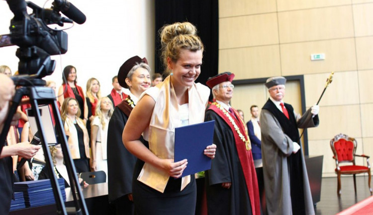 Promoce na Technické univerzitě.