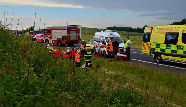 Nehoda u Václavic.