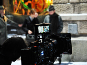 V centru Liberce nasněžilo, filmaři k vytvoření iluze nepotřebovali vodu ani mráz.