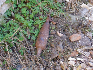 Šel do lesa na borůvky, našel dělostřelecký granát z druhé světové války