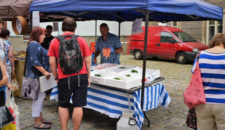 Stánek Rybárny Praha.