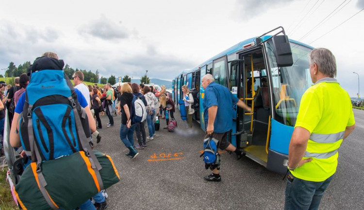 Autobusy linky číslo 41 najezdily během festivalu Benátská! více než tři tisíce kilometrů.
