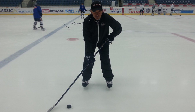 Jan Ludvig na ledě v Liberci.