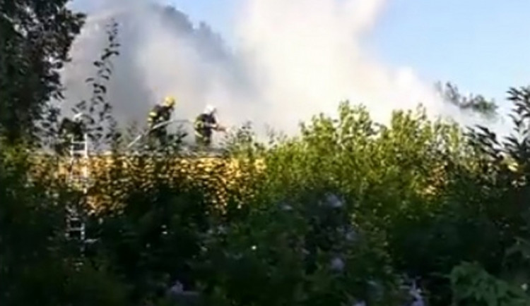 Požár v Jáchymovské ulici.