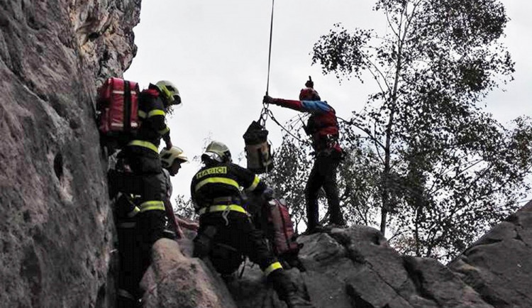 Zásah v Suchých skalách.