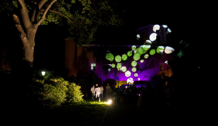 Festival světel v Žitavě.