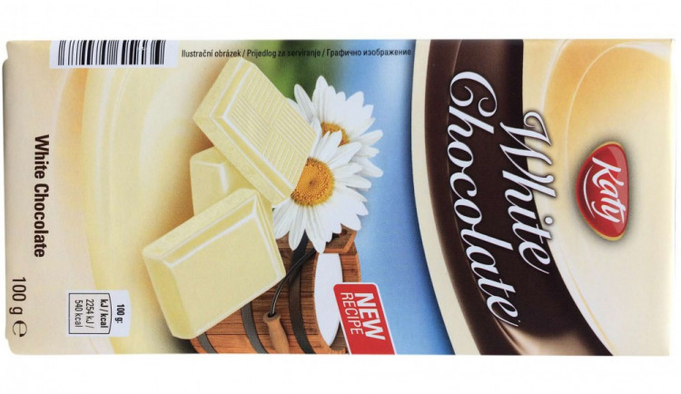 Bílá čokoláda Katy.