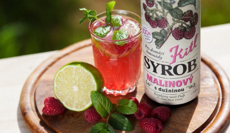 Malinový syrob od Kitla.