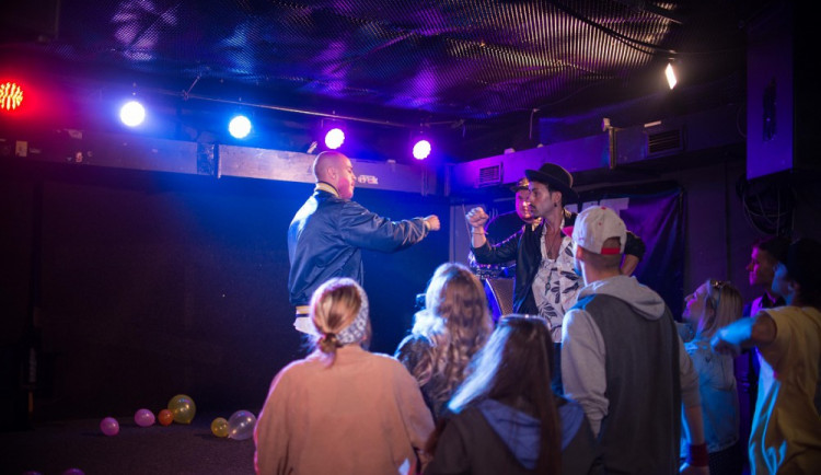 Natáčení klipu v Bunkru.