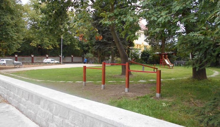 Nové hřiště na Americké.