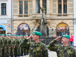 V Liberci dnes jednotka slavila 40 let od vzniku chemické brigády a také 150. výročí přítomnosti vojsk ve městě.