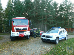 Labuť uvízla ve vlasci, pomoci jí dokázali až hrádečtí hasiči.