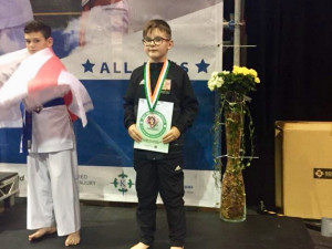 Ondřej Filip získal bronzovou medaili v kumite