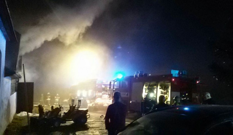 Požár sauny v Šámalově chatě.