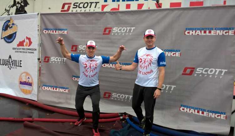 Česká republika na mistrovství světa Firefighter combat challenge v USA zabodovala.