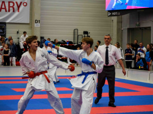 Vojta Boura s červeným páskem vybojoval stříbrnou medaili (1)