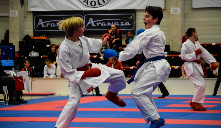 Marek Boura s modrým páskem skončil na třetím místě