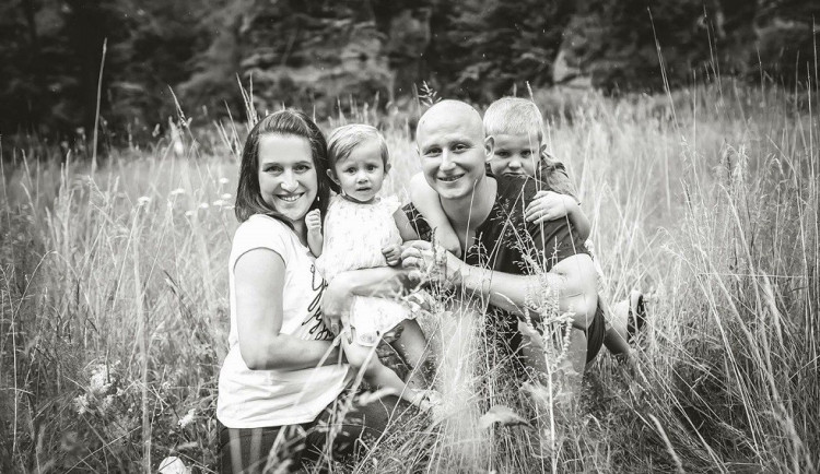 Martin Kusý s rodinou.