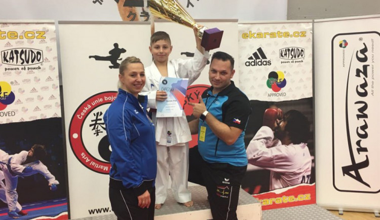 Nejlepší závodník soutěže Filip Horňák.