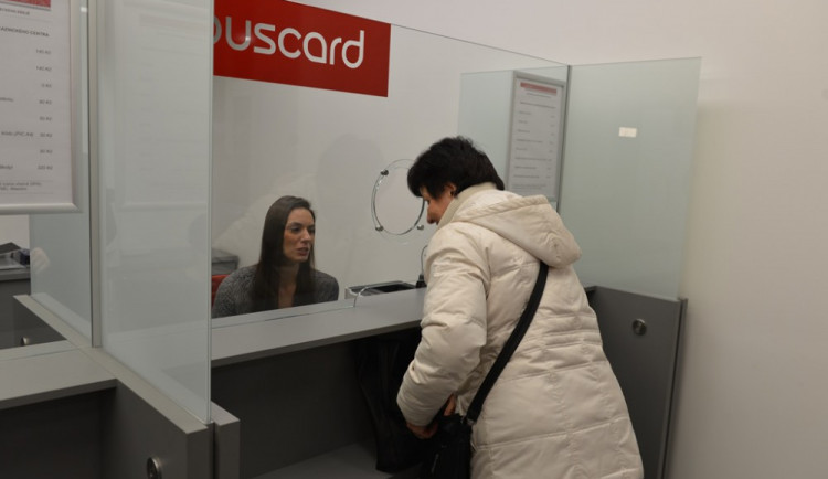 Klientka zákaznického centra.