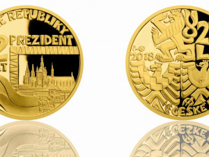 K pětadvacátému výročí vzniku České republiky vydala jablonecká mincovna tradiční dukátovou sadu