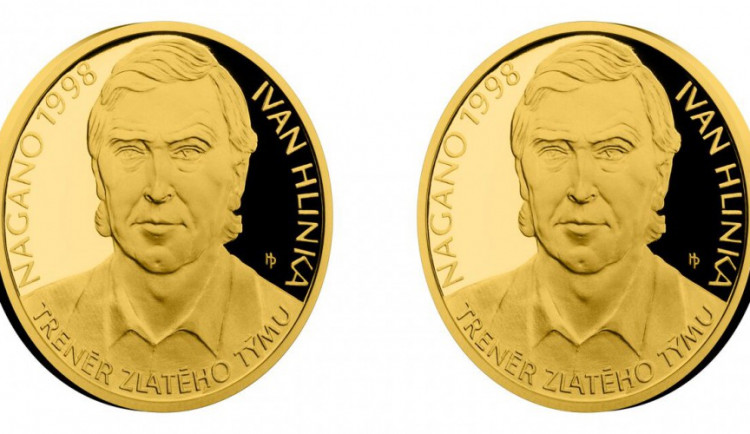 Ivan Hlinka na minci.