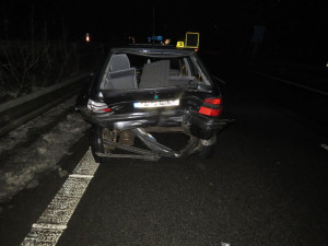 Policie hledá svědky řetězové nehody na výpadovce z Liberce.