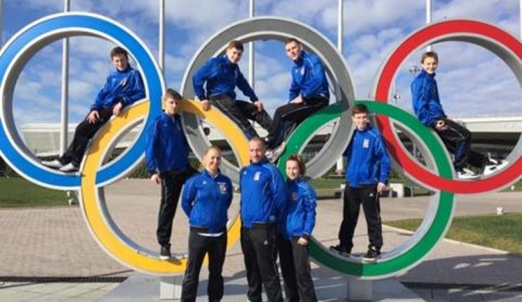 Liberečtí karatisté v Soči.