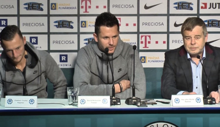 Tisková konference před jarní částí ligy.