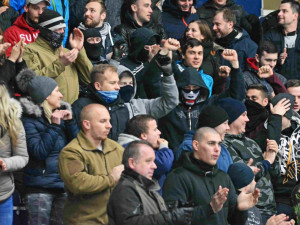 Cvičný zásah v aréně.