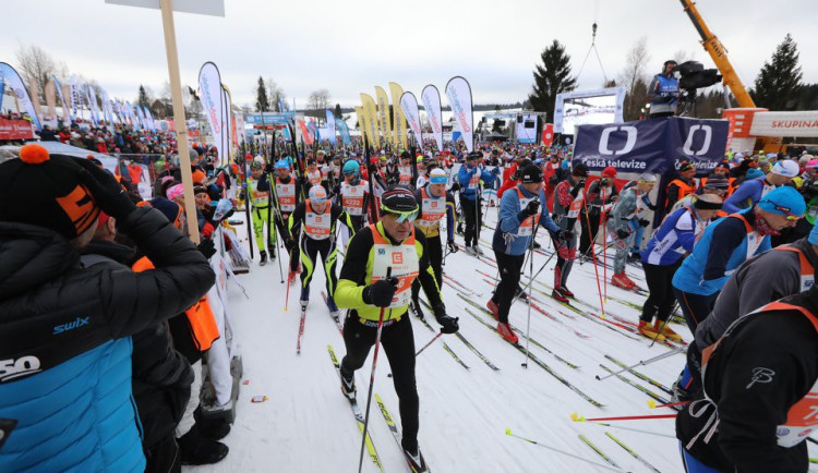 Hory v Libereckém kraji byly plné lyžařů, nejvíc na Jizerské 50