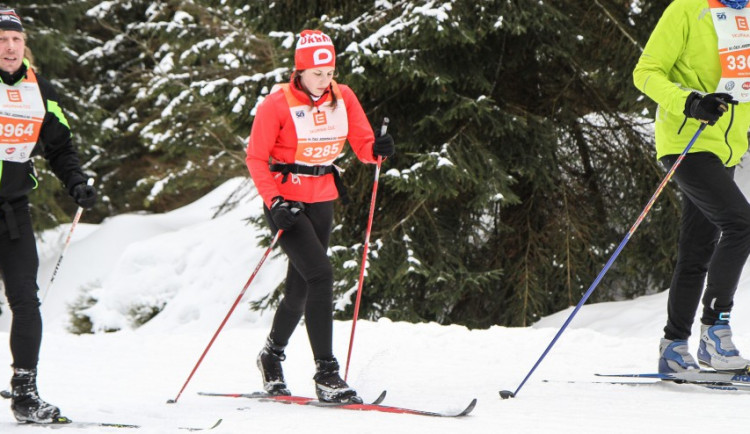 Anna Urbanová na trati.