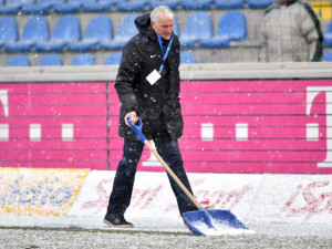 První jarní výhra Slovanu. Ve sněhové vánici si poradil s Mladou Boleslaví.