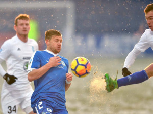 První jarní výhra Slovanu. Ve sněhové vánici si poradil s Mladou Boleslaví.