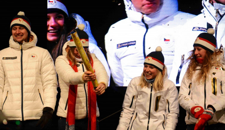 Přivítání olympioniků v Jablonci.